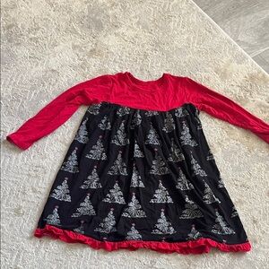Kickee Pants Christmas Red dress